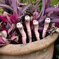 thumbnail image 1 of Thirsty Worm Moisture Monitor for Potted Plants – Color Changing Soil Sensor – Cute Garden Helper, 1PC, 1 of 7