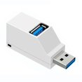thumbnail image 1 of RYGRZJ USB 3.0 Hub 3 Ports Mini Splitter High Speed Data Transfer For PC Laptop UK, 1 of 5