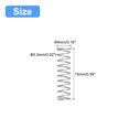 thumbnail image 2 of Unique Bargains Compression Spring, 5 Pack 304 Stainless Steel, 4mm OD, 0.3mm Wire, 15mm Length, 2 of 6