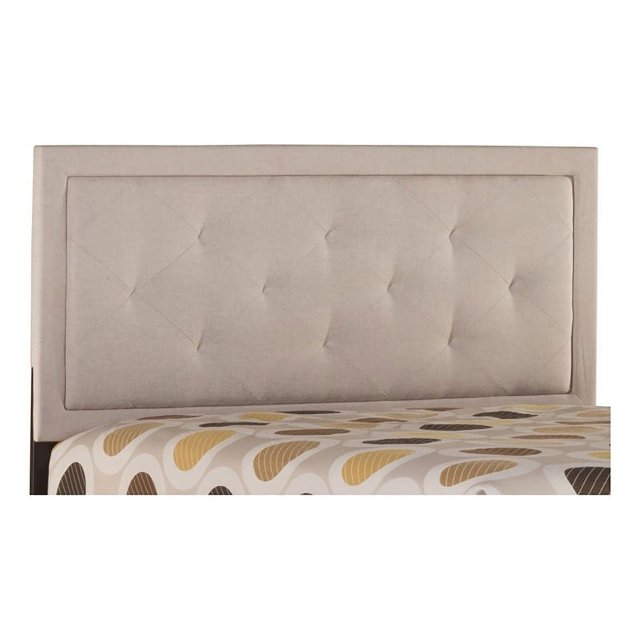Atlin Designs Tête de Lit King en Tissu Crème
