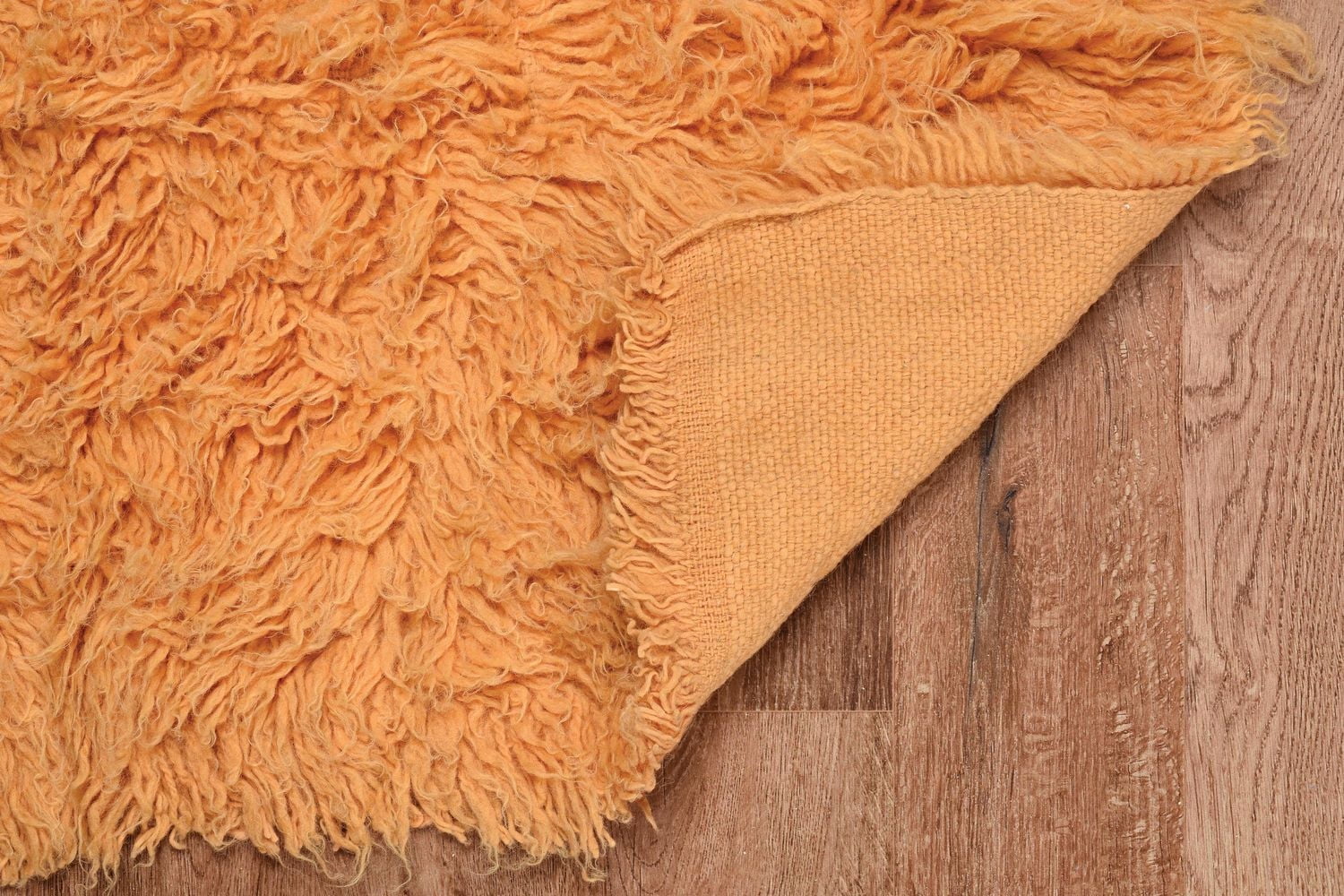 Tapis Nouveau Flokati 1400 gr rond de 8', Sorbet