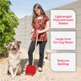 thumbnail image 3 of Little Giant Pelle Facile Pet Lodge Pelle à Caca avec Manche en Bois, Rouge, 3 of 10