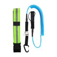thumbnail image 3 of Almencla Surfboard Leash Lightweight Ankle Cuff Elastic Cord Leg Foot Rope Surf Leash for with Waist Belt, 3 of 8