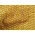 thumbnail image 4 of oneOone Cotton Poplin Gamboge Yellow Fabric Chevron Bandhani Sewing Material Print Fabric By The Yard 56 Inch Wide, 4 of 4