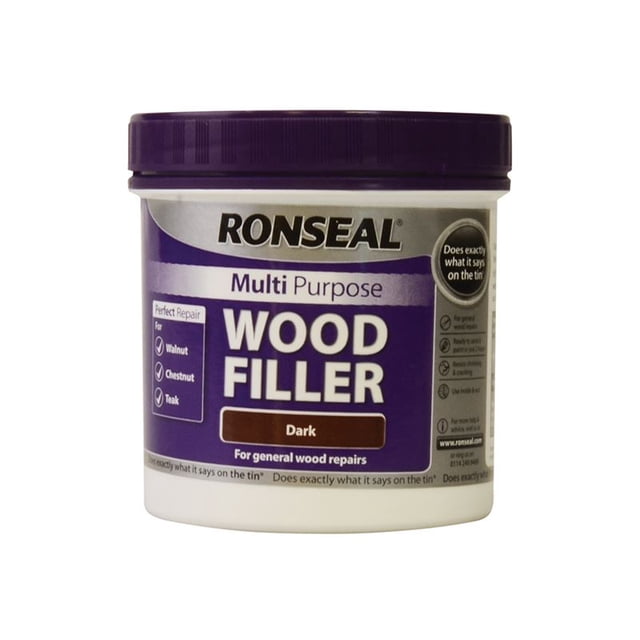 Ronseal - Multipurpose Wood Filler Tub Dark 465g