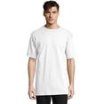 thumbnail image 1 of Hanes Mens Beefy-T Classic Crewneck Cotton Tee, M, White, 1 of 1