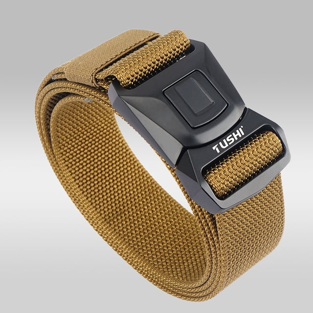 Men Belt Adjustable Length Multifunctional Wearproof Breathable Outdoor Sports Belt