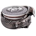 thumbnail image 1 of Gothic Dragon Coaster Set with Engraved Holder - 4.5-Inch Flying Dragon Coasters, Set of 4, 1 of 4