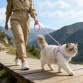 thumbnail image 3 of Escape Proof Cat Harness and Leash Set Soft Mesh Vest Adjustable Reflective Strips Safe Harness for Cat Walking and Outdoor Use, 3 of 3