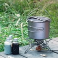 thumbnail image 4 of Lixada Pot Léger en Titane 750 ml avec Spork Pliable pour Camping, Randonnée, Backpacking, Pique-Nique en Plein Air, 4 of 7