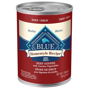 Blue Buffalo Homestyle Recipe Adult Wet Dog Food, Beef Dinner, 12.5-oz. Can