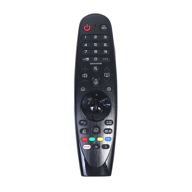 PEACNNG Remplacement AN-MR19BA AKB75855503 pour LG TV Magic Remote Control, une Télécommande Universelle Noire avec Pavé Numérique, joystick et Boutons de Fonction. Compatible avec LG OLED, NanoCell et Modèles de Télé 4K UHD. Idéal pour Accessoires de Télé, Nécessite 2 Piles AA, Non Inclus.