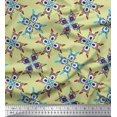 thumbnail image 1 of Soimoi Polyester Crepe Fabric Tiles Moroccan Print Fabric by Yard 42 Inch Wide, 1 of 3