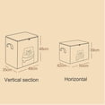 thumbnail image 5 of TopLLC Foldable Storage Bag Clothes Blanket Quilt Closet Sweater Organizer Box Pouch, 5 of 5