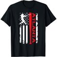 thumbnail image 1 of T-Shirt Vintage Atlanta Baseball Drapeau Américain - comme sur l'Image - S, 1 of 4