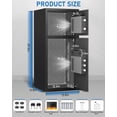 thumbnail image 4 of Omethey 6.5 Cu ft Extra Large Home Safe Box, Anti-theft Money Safe Box With Deposit Slot & Dual Alarm System, Backlit Keypad Security Document Safe For Home Office, 4 of 12