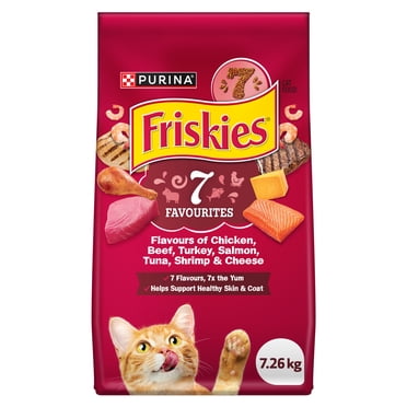 Purina Friskies 7 Seven Favourites Flavours, Dry Cat Food, 7.26kg