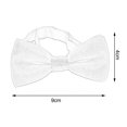 thumbnail image 4 of Xuanheng Nœuds Papillon Ajustables Cravate Confortable Nœuds Papillon de Smoking pour Bal Mariage Banquet Kaki, 4 of 8