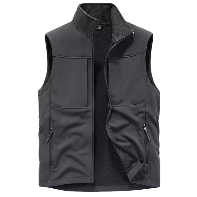 LOVZFMLL Jackets for Men's Work Clothes Jacket Solid Color Stand Collar Multiple Pockets Outdoor Sports Photography Leisure Coat