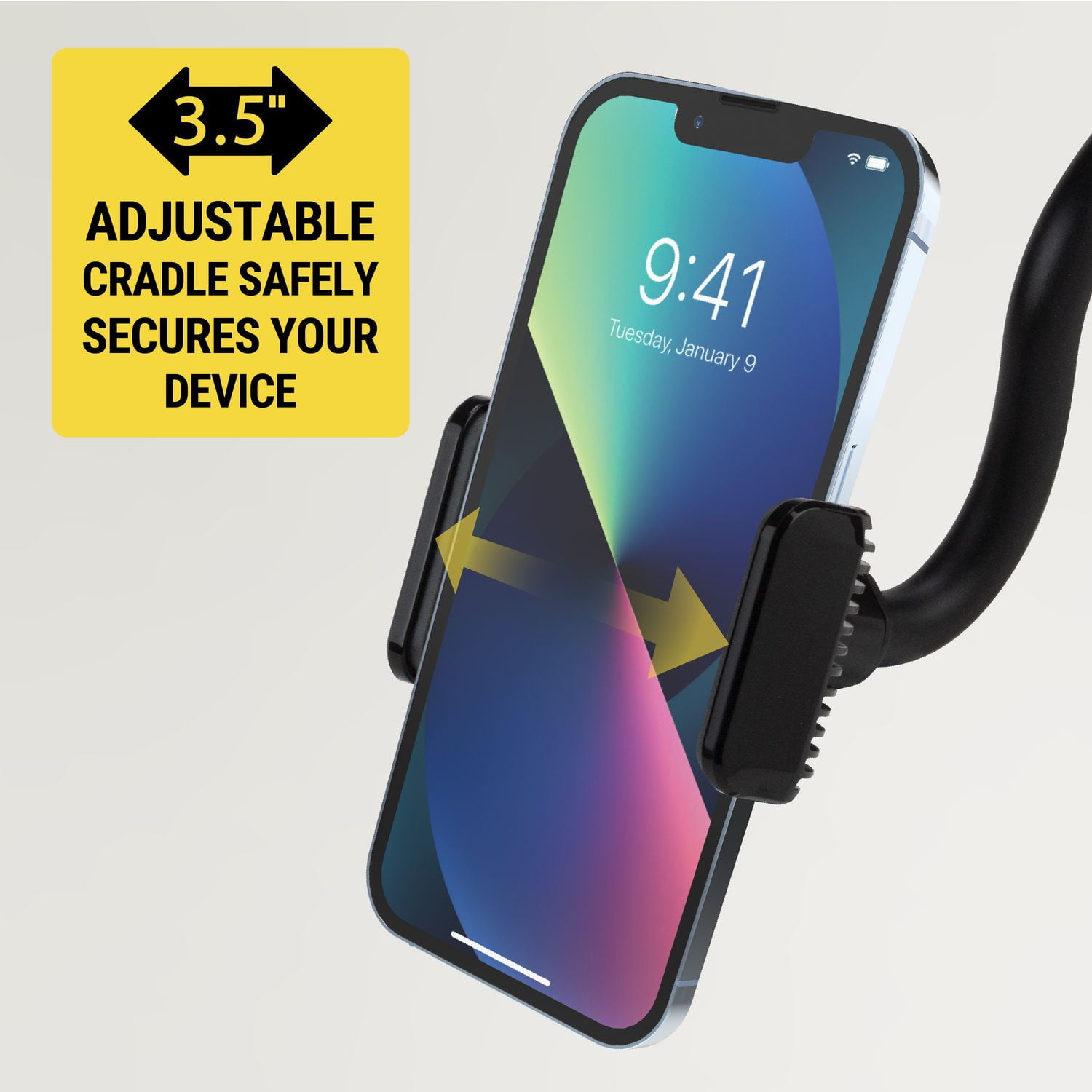 Scosche UH4WSML-SP StickIt™ Window Universal Phone Mount Black