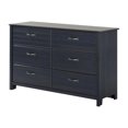 thumbnail image 2 of South Shore Asten 6-Drawer Dresser for Child, in Blueberry, 2 of 12