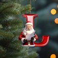 thumbnail image 5 of Vaidha 26 Letters Christmas Tree Decoration Pendant Christmas Tree Ornaments Personalized DIY Christmas Ornaments Christmas Decoration Xmas Tree Hanging Decor Feature, 5 of 5