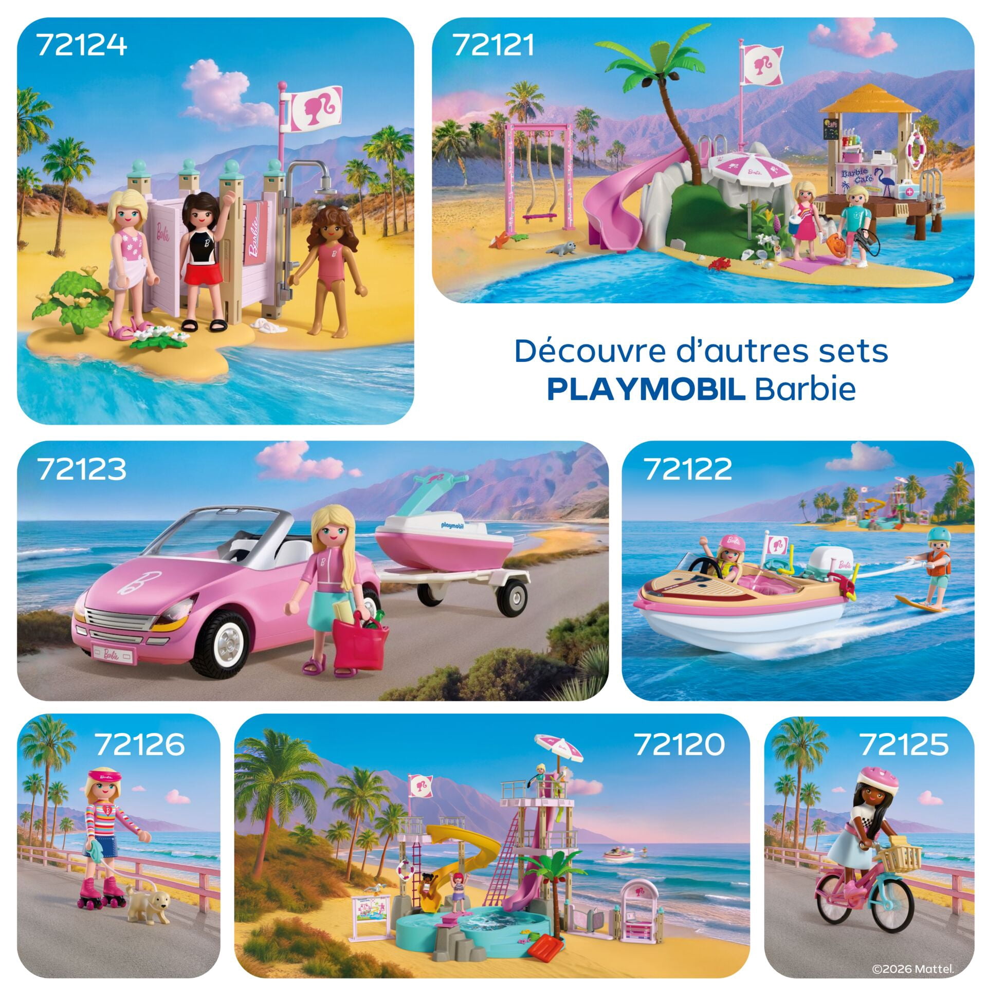 PLAYMOBIL x Barbie Beach Dress Up