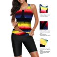 thumbnail image 4 of Women Tankini Swimsuit Tummy Control Top With Shorts Two Piece Bathing Suit, 4 of 4