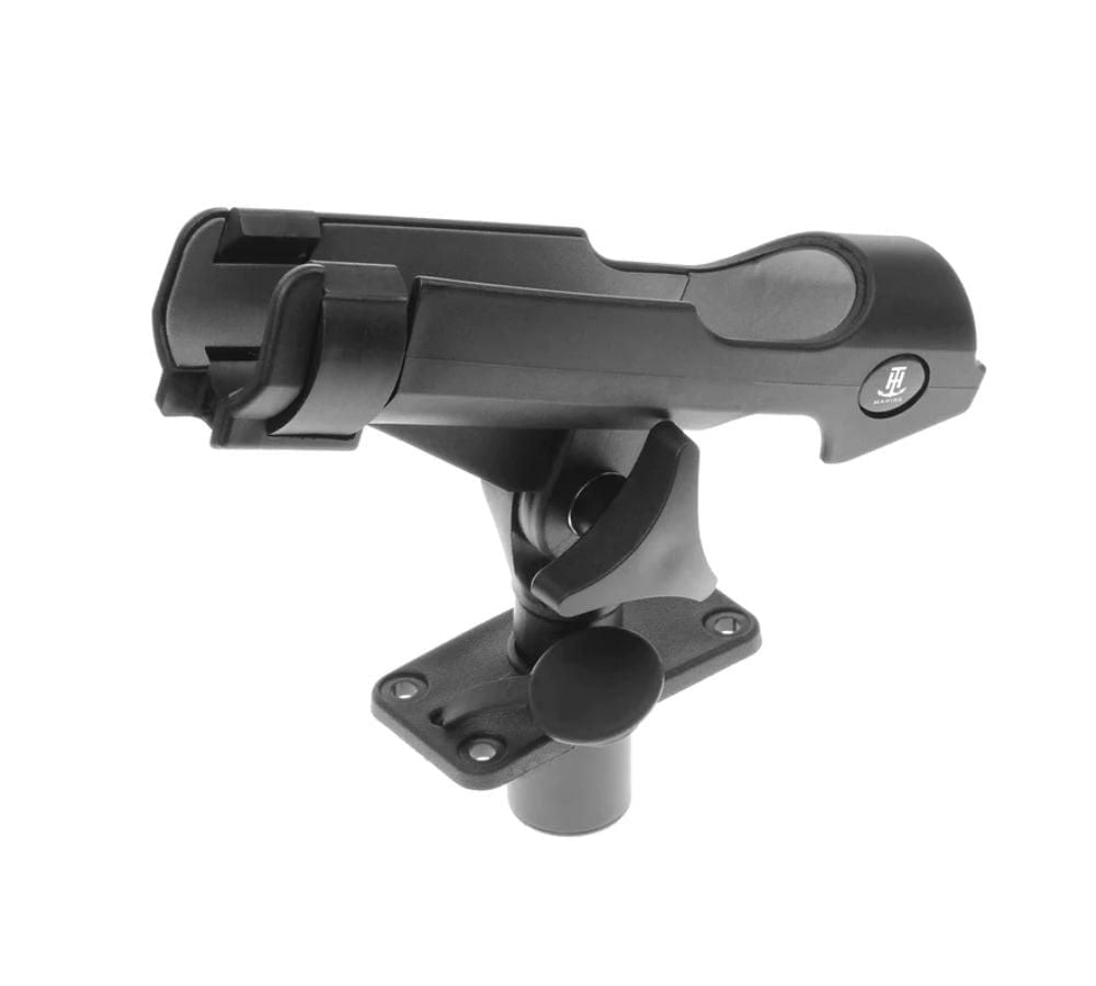 Blue Dog Support de canne à pêche marine pour bateau, support de canne Powerlock réglable à 360 degrés pour kayak, canoë – Installation facile