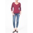 thumbnail image 4 of T-Shirt à Manches Longues pour Femmes Vin, 4 of 4