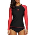 thumbnail image 1 of Charmo Women's Rashguard Long Sleeve UPF 50+ Swimwear Rash Guard Athletic Surfing Swimsuit Tops, 1 of 2