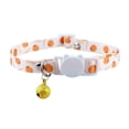 thumbnail image 1 of Personalized detachable cat collar with bell, safe quick release kitten collar, 1 of 8