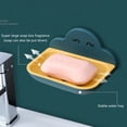 thumbnail image 2 of Agiferg Soap Dish Punch-Free Wall-Mounted Creative Soap Dish Rack Home Box, 2 of 3