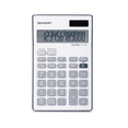 thumbnail image 1 of Calculatrice de bureau Sharp EL124TGY pour le secondaire, le cégep et le bureau, écran ACL 12 chiffres à double alimentation, touches de taxe, mémoire à 4 touches et fonction grand total (GT), 1 of 6