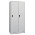 thumbnail image 1 of vidaXL Wardrobe Light Grey 80x50x180 cm Steel, 1 of 5