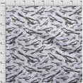 thumbnail image 4 of oneOone Velvet Dark Olive Green Fabric Bird Craft Projects Decor Fabric Printed By The Yard 58 Inch Wide, 4 of 4