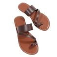 thumbnail image 2 of Cameland Sandales Plates Décontractées Sandales et Pantoufles Style Rétro de Plage Chaussures pour Femmes Grande Pointure, 2 of 5