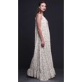 thumbnail image 4 of Bimba White5 Floral Leaves & Magnolia Printed Nightwear For Women Long Spaghetti Strap Maxi Dress Sleepwear Gown XX-Grand, 4 of 5