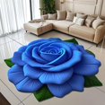 thumbnail image 1 of Feltree 3D Flower Mat Non-Slip Soft Area Rug 24x24 Inch Crystal Velvet for Living Room Bedroom Home Office Decor, 1 of 8