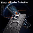 thumbnail image 3 of [PST] iPhone 12 / 12 Pro Ring Case, Shockproof Magsafe Compatible Kickstand Back Cover with Ring Stand, 3 of 4