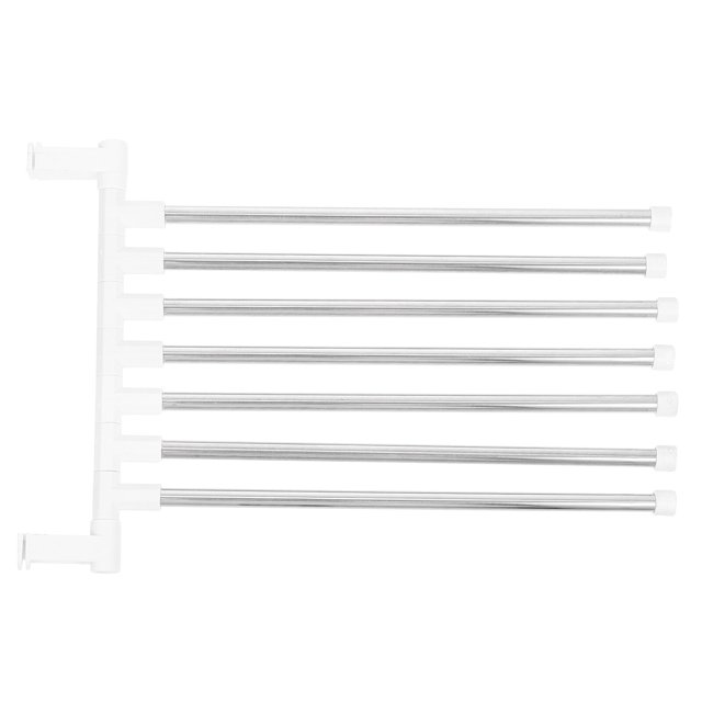 Shisuyan Bathroom Organization Towel Rack Silver 1 Set 10.8X8.3X2 In