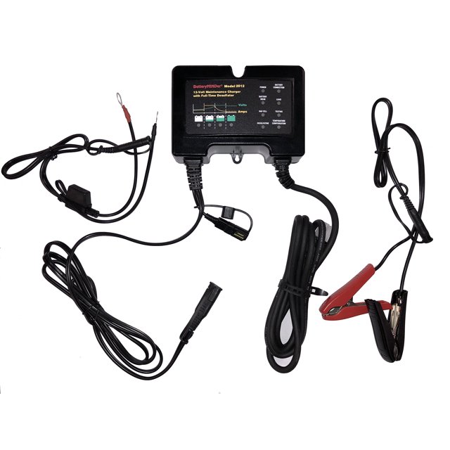 BatteryMINDer 2012: 12 Volt-2 Amp Battery Charger, Battery Maintainer, and Battery Desulfator - Designed for Cars, Trucks, Motorcycles, ATV, Boats, RV