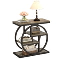thumbnail image 1 of Fnova 4-Tier End Table, Modern Side Table with Metal Frame, Small Accent Table Nightstand with Open Shelves, Easy Assembly, for Living Room, Bedroom, Entryway, Small Space, 1 of 11