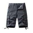 thumbnail image 1 of Birdeem Mens Plus Size Cargo Shorts Multi-Pockets Relaxed Summer Beach Shorts Pants, 1 of 9