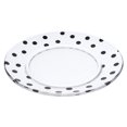 thumbnail image 1 of 1Pc Dotted Pattern Glass Plate Salad Plate Fruit Plate Food Serving Plate, 1 of 9