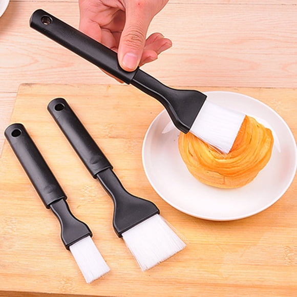 Silicone Oil Brush for Baking and Grilling—Long-Handled Heat- Cooking Brush for Easy Cleaning and Barbecue Tools