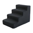 thumbnail image 3 of Dog Stairs Pet Steps Ramp Puppy Stairs Convenient Cat Stairs Dog Steps Removable 4 Steps Balck, 3 of 9