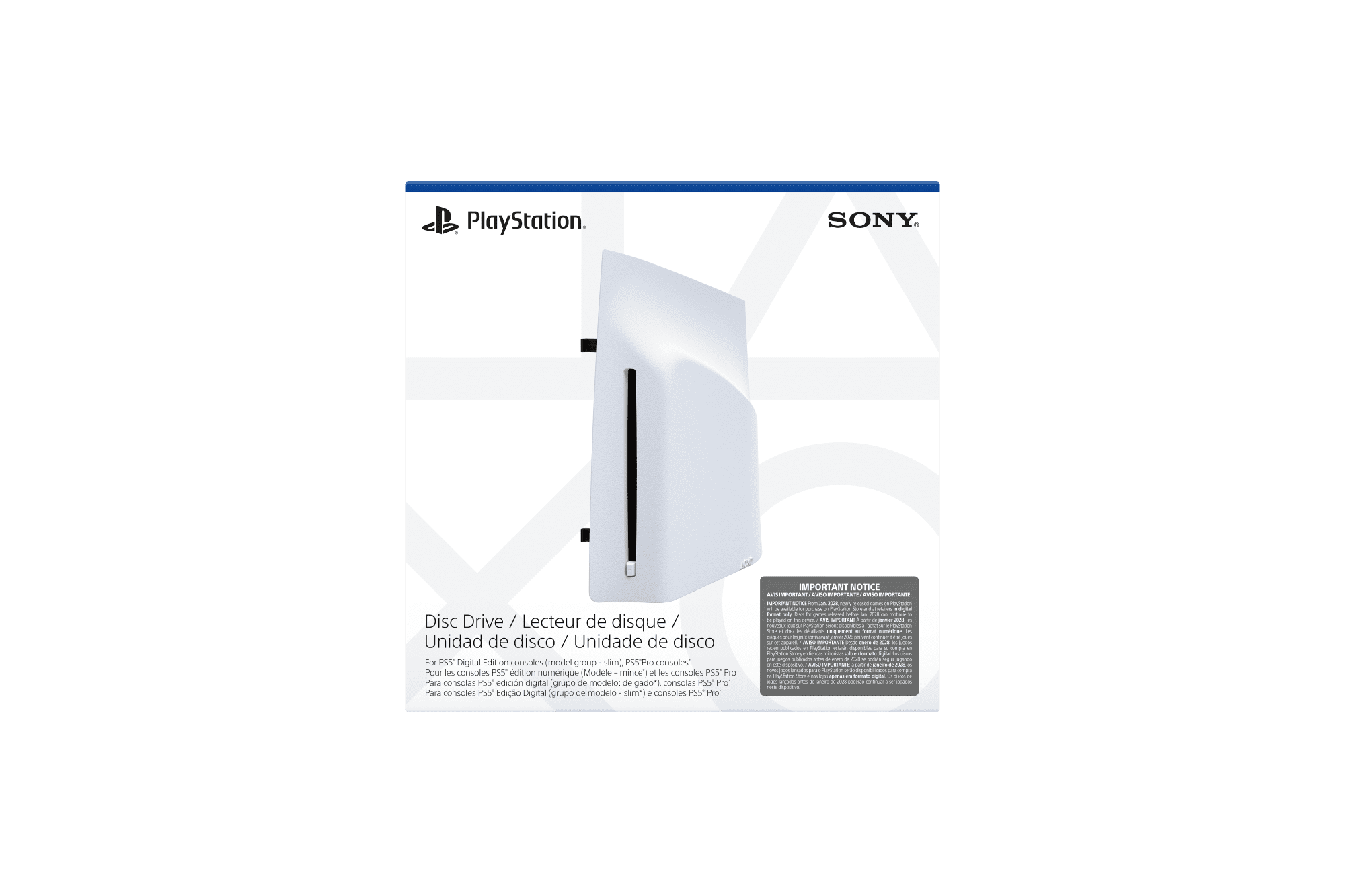 Disc Drive For PS5® Digital Edition Consoles (model group – slim