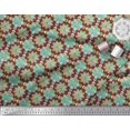 thumbnail image 2 of Soimoi Red Rayon Fabric Multicolor Mandala Print Fabric by Yard 56 Inch Wide, 2 of 5
