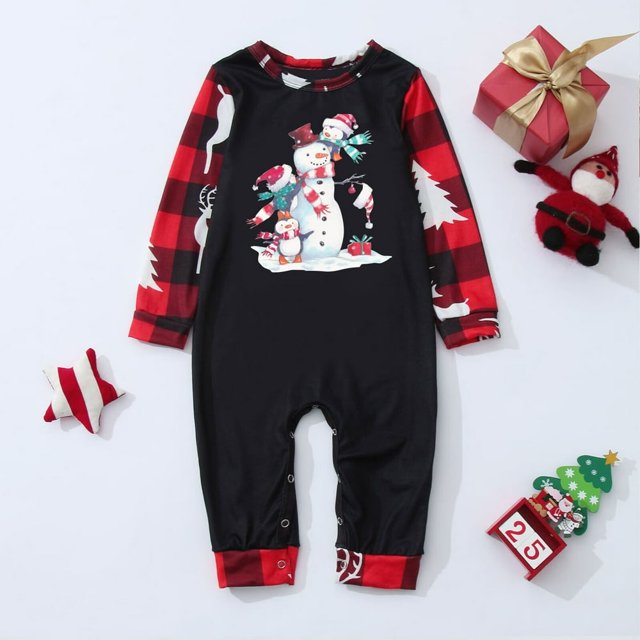 Pyjamas de Noël Assortis pour Hommes Ensembles de Pyjamas de Vacances pour la Famille